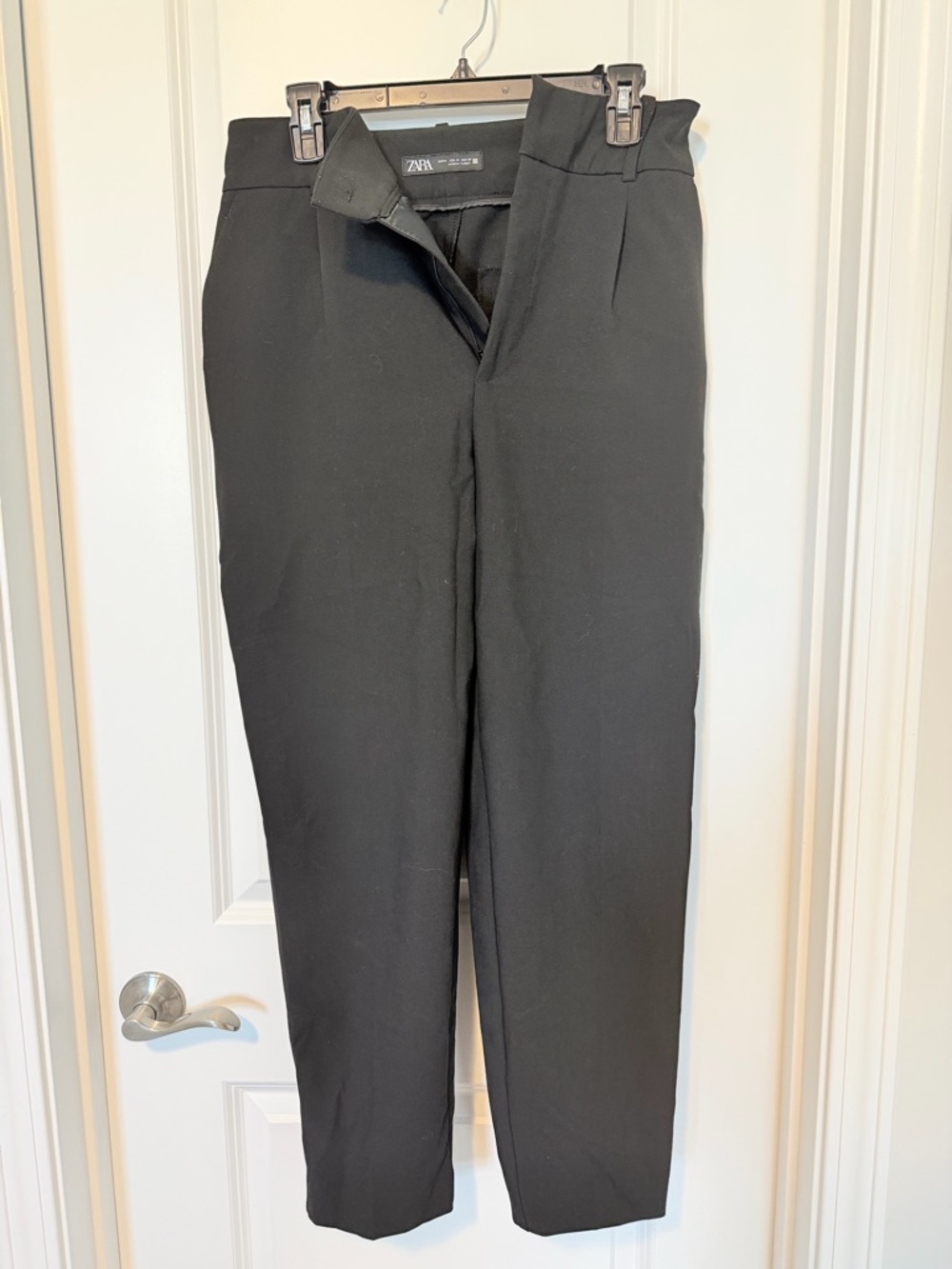 Zara Black Women’s Tailored Trousers - Straight Leg